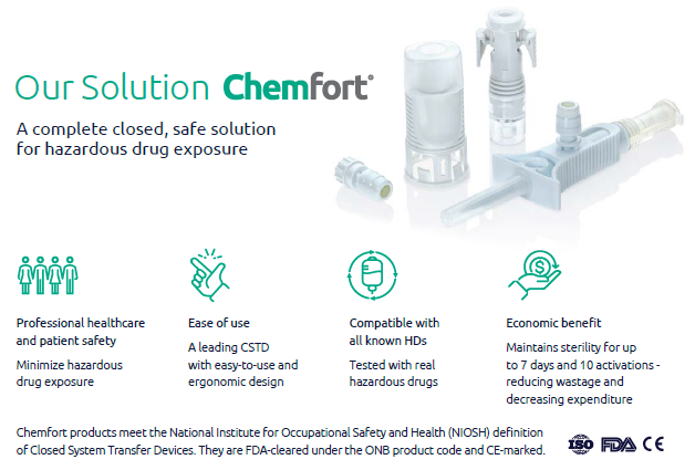 Chemfort®. Brilliantly Simple with Unmatched Safety